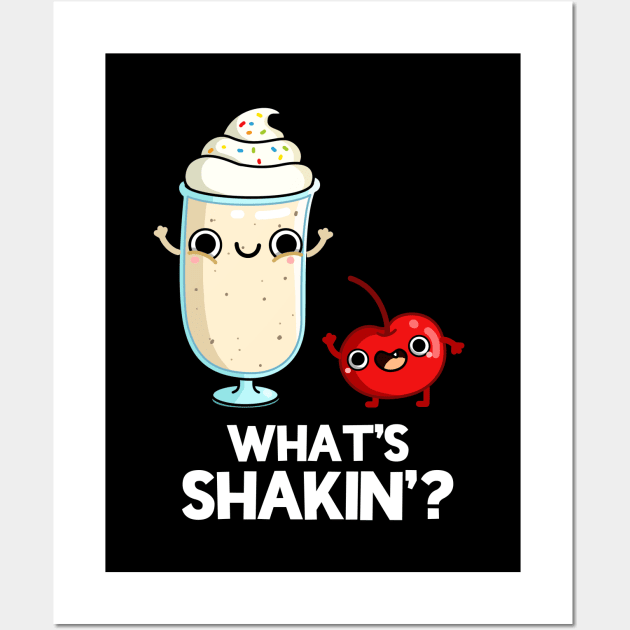 What's Shakin' Funny Food Pun Wall Art by punnybone